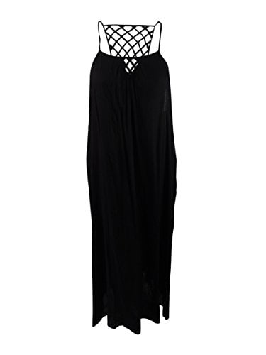 womens black swim cover up