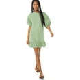 thumbnail image 3 of Scoop Women's Sweatshirt Dress with Ruffle Hem, 3 of 6