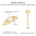thumbnail image 5 of Rosec Jewels 5 MM Lab Grown Diamond Heart Promise Ring - EF-VS Grade - Ready to Gift, 18K Yellow Gold, US 11.50, 5 of 8