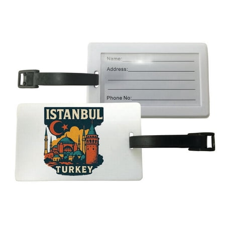 Istanbul Turkey Vintage Design Souvenir Luggage Tag