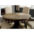 thumbnail image 4 of Furniture of America Stanley Pedestal Round Dining Table, Light Oak, 4 of 6