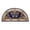 Blue, variant on Achla Designs Minuteman International Oriental Half Round Hearth Rug, 56 Inch Long, Beige - 2' x 6' Runner