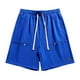 thumbnail image 2 of Ceisia Men's Gift Relaxed Minimalist Cargo Sweat Shorts Mid-Rise Elastic Waist Nylon Spandex Snap Button Side Label Shorts, 2 of 7