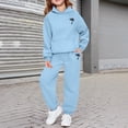 thumbnail image 3 of Tiijoy Boys Outfits Comfortable Casual Hoodie Jogger Sweatpants Sweatsuit, Sizes 2-13, 3 of 4