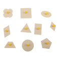 thumbnail image 3 of Esquirla Wooden Montessori Maths Geometric Figure Shaped Peg Puzzles Learning Toy - Red, as described, 3 of 7