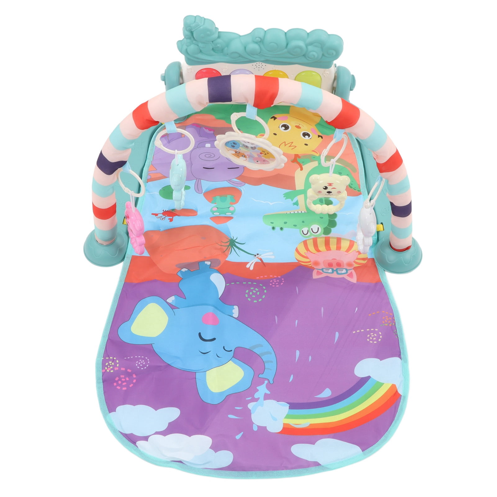 Yajisi Baby Play Piano Gym Mat Multifunction Educational Detachable Kick and Play Activity Center for Newborn Toddler Infant (29.5 inches / 75 cm)