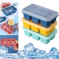 thumbnail image 2 of Clearance sales today deals prime, Ice Tray Ice Cube Maker Freezing Quick Freezing Tool For Home Refrigerator DIY Popular Ice Box With Lid Silicone Multi Functional Efficient Household Ice Cube Maker, 2 of 9