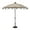 Beige, variant on Simply Shade Isabela Round Fabric Auto Tilt Umbrella in Black/Jockey Red