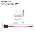 thumbnail image 4 of 32V Mini Fuse Adapter Tap Fuse Kit with 2pcs 25A Blade Style Fuses for Cars Boats, 4 of 6