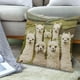 thumbnail image 5 of Funda de almohada con estampado de animales | Funda decorativa de 45 x 45 cm para sofá, cama y salón | Nailon suave y elastano para decoración de interiores y exteriores, 5 of 5