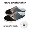 thumbnail image 6 of Picia Peggy's Cove Lighthouse for Women's Lamb-hug Comfy Fleece House Slippers Memory Foam, Slip-on House Shoes Indoor Outdoor-35/36, 6 of 7
