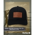 thumbnail image 4 of Hurley Gorras para hombre - Gorra de béisbol con panel de malla Fairway Trucker - Gorras con cierre a presión para hombre Talla única Negro, 4 of 5