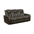 thumbnail image 4 of Delangelo 2 Pc. Upholstered Tufted Sofa Set in Brown, 4 of 4