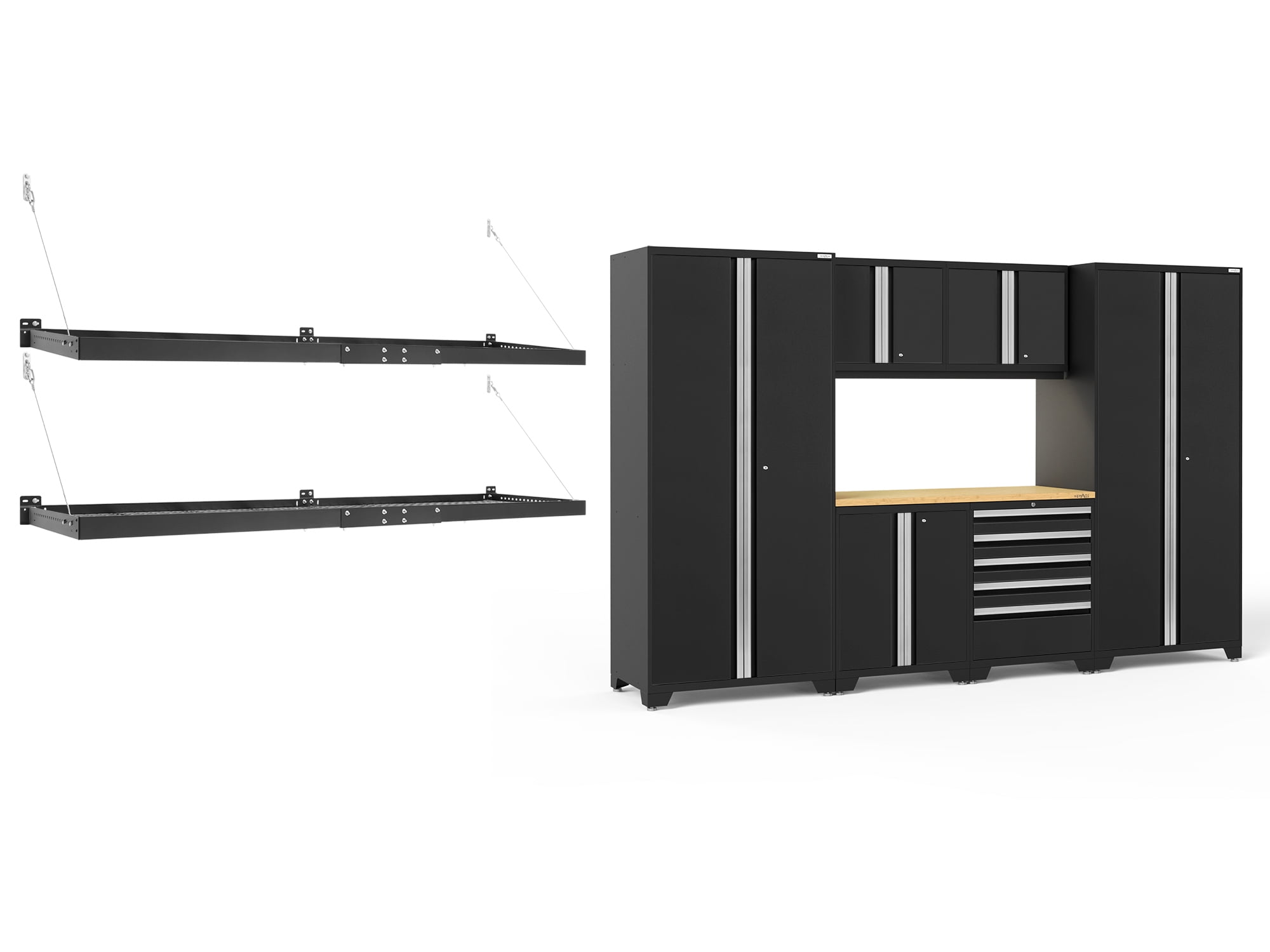 NewAge Products Pro Series Black 9 Piece Set, Heavy Duty 18