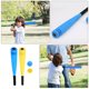 thumbnail image 5 of juegos de bate y pelota de béisbol de espuma para niños, bate de béisbol de juguete para exteriores, bate de béisbol ligero, bate de béisbol deportivo portátil, 5 of 8