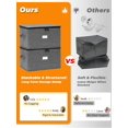 thumbnail image 2 of Caja de almacenamiento para copas de vino punemi, estuche rígido de 2 piezas, 2 of 7