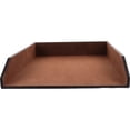 thumbnail image 2 of A4 Paper Storage Tray File Document Stand Desktop Storage Disc File Holder Organizer for Home School Office (Coffee Single-layer File Tray), 2 of 3