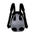 thumbnail image 1 of EastVita Dog Backpack for Small Dogs 5-10 lbs Leg Dog Carrier Wide Straps Shoulder Straps Travel Bag Hands Free Dog Backpack for Walking Bikes and Motorcycles Grey, 1 of 9