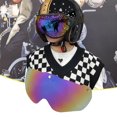 thumbnail image 3 of Soidarity Gafas de sombrero para bicicleta de carretera fáciles de desmontar lentes de repuesto a prueba de viento gafas de montar desmontables moldeadas Bicicletas eléctricas Vistoso Soidarity OD027270-04, 3 of 6