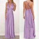 thumbnail image 4 of mfyjkho Vestidos para mujer, Vestido de mujer con falda larga, sin espalda, estilo vendaje, multiusos, de color liso y múltiples cuerdas Vestidos festivos m, 4 of 9