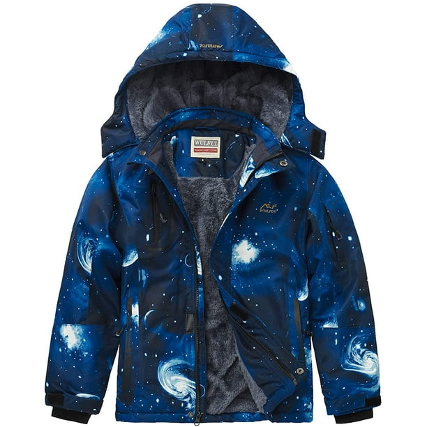 Boys waterproof top ski jacket
