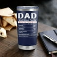 thumbnail image 4 of Worlds Best Dad Ever Tumbler Cup Fathers Day Christmas Birthday Gifts for Dad Papa from Daughter Son 20 OZ Coffee Mug, 4 of 6