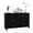 Black, variant on IKIMI 47"W 9 Drawer Double Dresser, Metal Storage Dresser Chest of Drawers for Living Room, Bedroom, Black