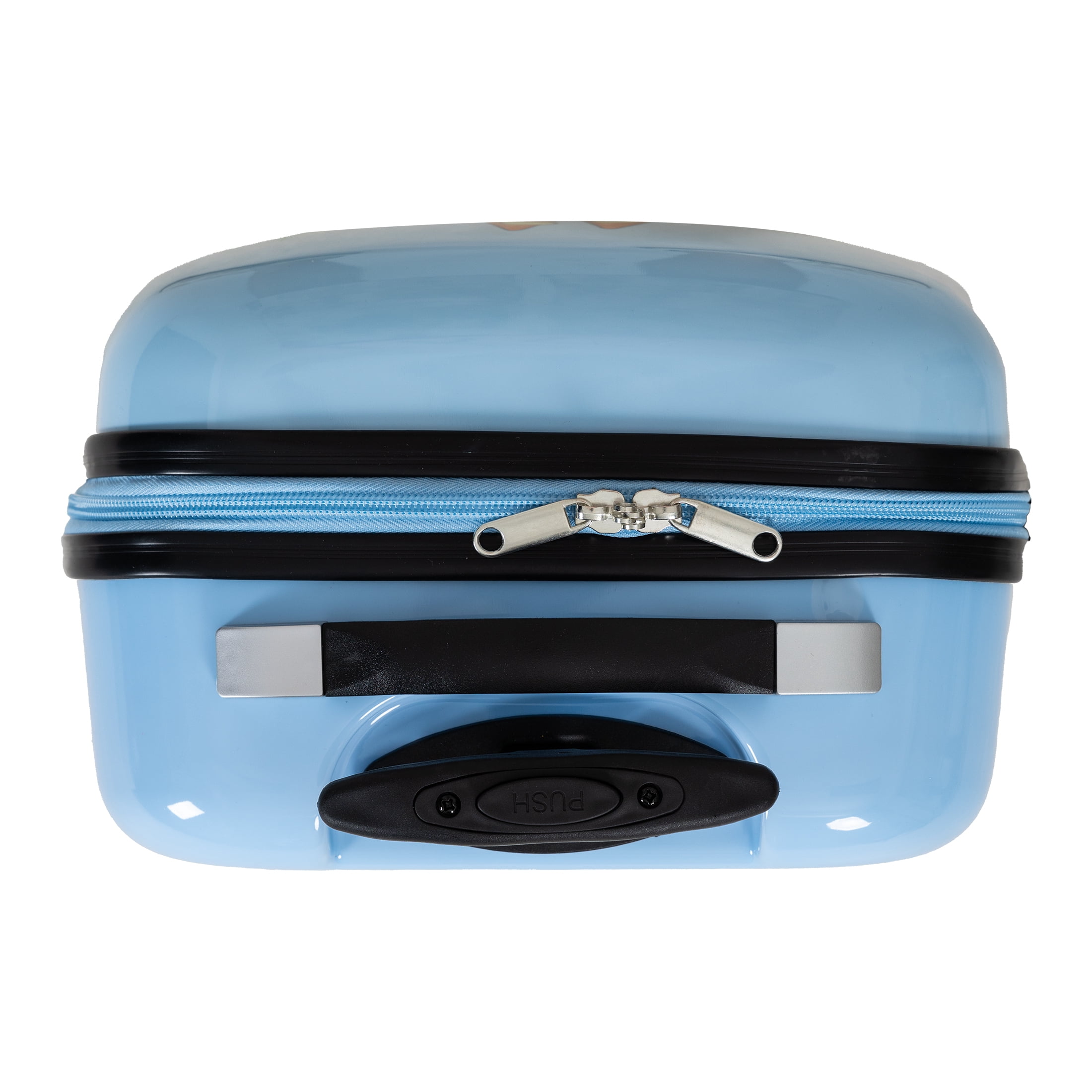 BBC Bluey Kid's 16" Carry On Hardside Luggage Spinner -Light Blue