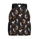 thumbnail image 1 of Fotbe Jumping Skull Mochila de Viaje para Laptop, Mochila Ejecutiva Delgada y Resistente 15.6", 1 of 8