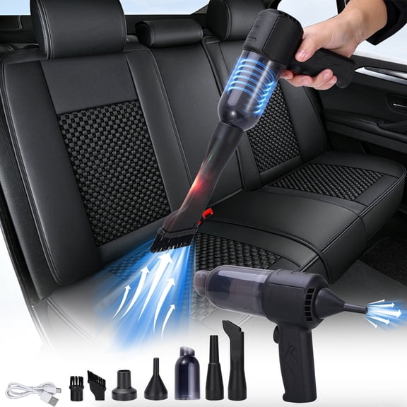 HBBKVI Car Vacuum, Car Portable Handheld Small Vacuum Cleaner Wireless Home Car-use Rechargeable High Power Powerful Vacuum Cleaner