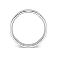 thumbnail image 4 of Gem & Harmony Mens 6mm Platinum Flat Wedding Band Ring for Men, 4 of 6
