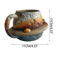 thumbnail image 3 of Solar System Themed Coffee Mug Collection - Astronomy Inspired Drinkware with Food Grade Liner Space Lover Gift Home Decor Item Hand Wash Recommended, 3 of 5
