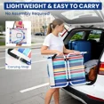 thumbnail image 7 of SLSY Beach Chair for Adults,Lightweight Portable Lay Flat Folding Beach Chair with 5 Reclining Positions,Backpack Straps,Phone Pocket, Cup Holder,Support to 400LBS, 7 of 7