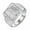 Dragon Character, variant on APIPEE Mens Titanium Engagement Wedding Band CZ Comfort Fit Gift for Dad Husband With White Gift Box Packaging