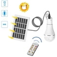 thumbnail image 3 of Bombillas portátiles Shamjiam para interiores y exteriores iluminación energía solar, 3 of 8