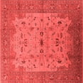 thumbnail image 1 of Ahgly Company Indoor Square Oriental Red Traditional Area Rugs, 3' Square, 1 of 4