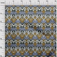 thumbnail image 2 of oneOone Georgette Viscose Fabric Diamond & Swirl Ikat Decor Fabric Printed BTY 42 Inch Wide, 2 of 4