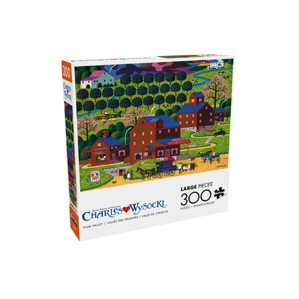 Buffalo Games - Charles Wysocki - Bird Pie - Rompecabezas De 300 Piezas Grandes Para Adultos Rompecabezas Desafiante Perfecto Para Noches De Juego
