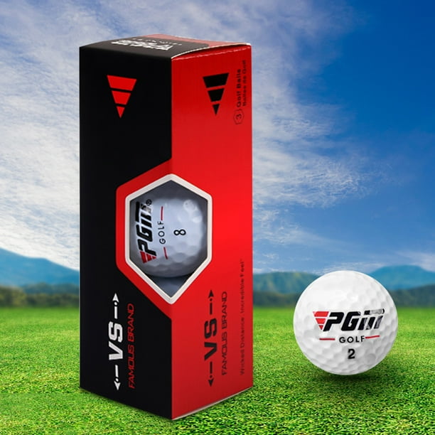 3/12 Uds. Pelota de golf que gira menos y más rápido pelota de práctica de tres capas