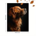 thumbnail image 3 of Golden Retriever Art Canvas Print，Pet Wall Decor for Living Room Bedroom Office Cafe Bar Home, 3 of 8