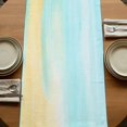 thumbnail image 5 of Table Runners 90 Inches Long Dress Scarves, Farm Sunflowers Farmhouse Coffee/Dining/Kitchen Table Runner for Living Room, Idyllic Country Botanical Bee Turquoise 13x90 Inch, 5 of 9