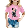 thumbnail image 3 of Hiiyo T-Shirt Graphique de Collation des Grades pour Filles Tout-Petits, Manches Courtes, Col Rond, Tailles 3-13, 3 of 3