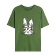 thumbnail image 1 of Men Casual Fashion Round Neck Pullover Easter Print T-Shirt Short Sleeve Tops, 1 of 3