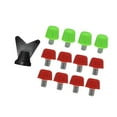 thumbnail image 4 of Lipstore 12 Pcs Crampons de Chaussures de Soccer, Crampons de Chaussures de Rugby M6 à Vis Filetée Crampons de Bottes de Soccer Crampons de Bottes de Soccer pour Espadrilles Athlétiques Vert 11mm Rouge 8mm, 4 of 8