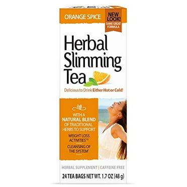 21st Century Slimming Tea, Orange Spice, 1.6 Ounce, 24 Count