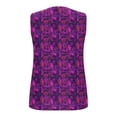 thumbnail image 5 of ITSAME Tank Tops for Women Round Neck Fashion Print Sleeveless Shirts Summer Breathable Comfort Tops Purple Size L, 5 of 6