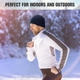 thumbnail image 6 of TELOLY Beanies Hats Men,Soft Touch Fleece Caps for Men,Provides Superior Insulation Beanies Hats Men,NavyBlue, 6 of 6