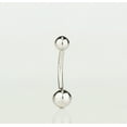 thumbnail image 3 of 14K Yellow or White Gold Belly Button Ball Body Jewelry Piercing / Womens Body Jewelry / Aretes del Ombligo en Oro Solido Real, 3 of 4