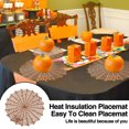 thumbnail image 2 of CSChome Spider Web Placemat Spider Web Heat Resistant Non slip Table Mat Hollow Design, 2 of 6