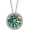 Light-Green, variant on 5 Carat Moissanite Pendant Necklace Women's Diamond Necklace 18K White Gold Lab Diamond Pendants Necklaces for Women Moissanite Necklace Wife Lab Women's Diamond Necklace